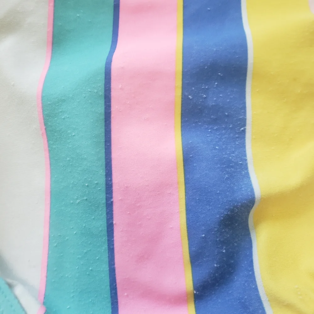 Old Navy Multi Stripe One Piece Swimsuit